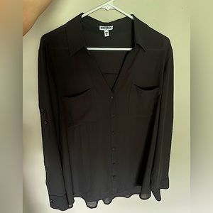 Express button up blouse